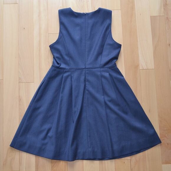 J Crew Navy Blue Midi Dress - Picture 4 of 4
